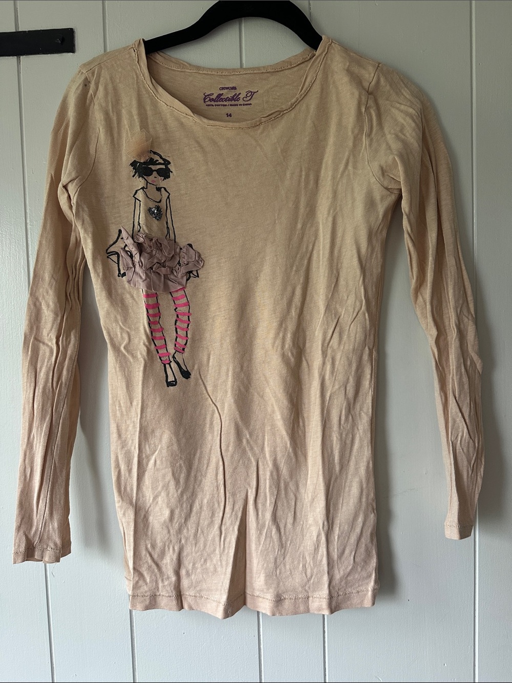 Crewcuts tan t shirt
